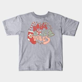 Holly Jolly Vibes Kids T-Shirt